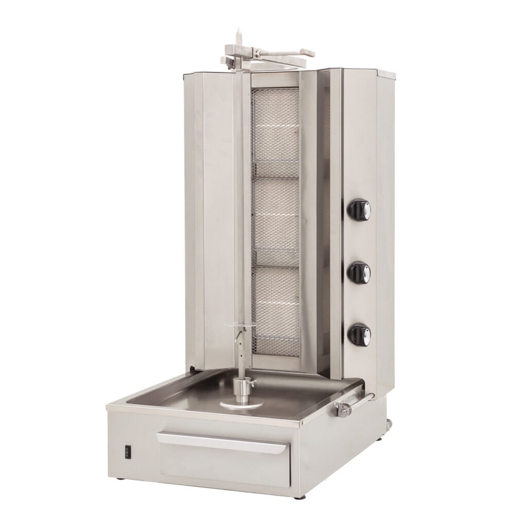 Doner Machine - Bottom Motor 3 Vertical Burner -Gas — DRN professional kitchen equipment