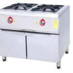 Range and Cabinet - 2 Burners - 100x60 - Gas — DRN professional kitchen equipment