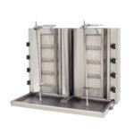 Doner Machine Double - Non Motor 8 Burner - Gas — DRN professional kitchen equipment