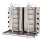 Doner Machine Double - Upper Motor 8 Burner - Gas — DRN professional kitchen equipment