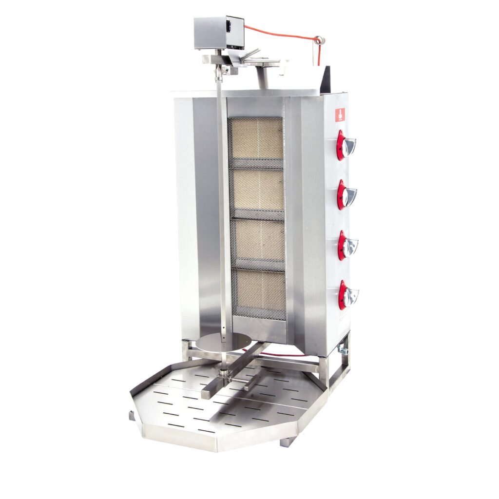 Doner Machine - Upper Motor 4 Burner -Gas — DRN professional kitchen equipment