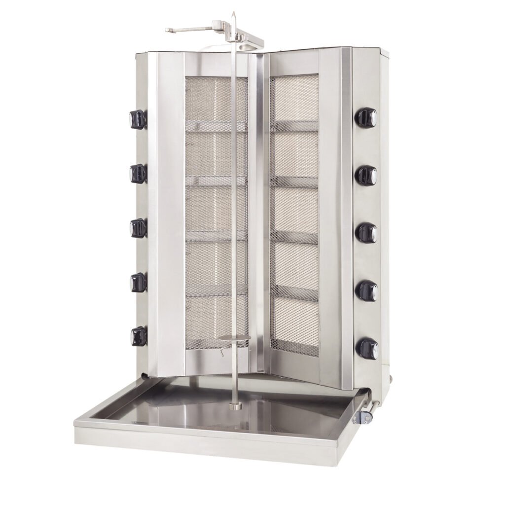 Doner Machine V Type - Non Motor 10  Burner - Gas — DRN professional kitchen equipment