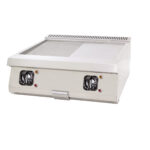 Electric Grill Flat+Grooved - 80x60 — DRN professional kitchen equipment