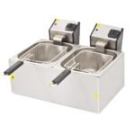 Fryer - Double - 5+5lt - Electric — DRN professional kitchen equipment