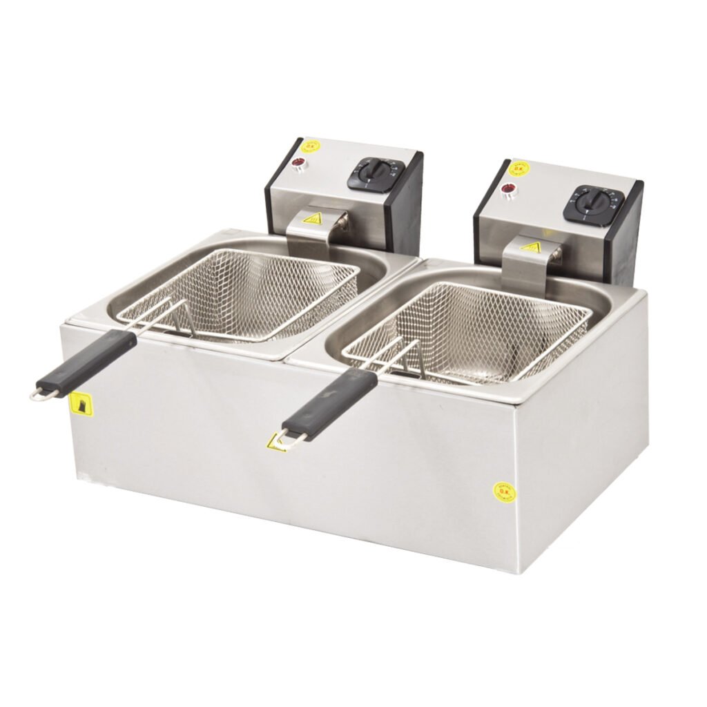 Fryer - Double - 8+8lt - Electric — DRN professional kitchen equipment