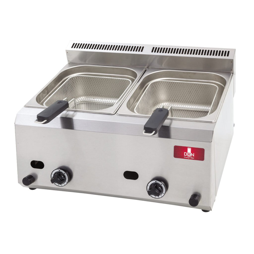 Fryer - Double - 8+8lt - Gas — DRN professional kitchen equipment