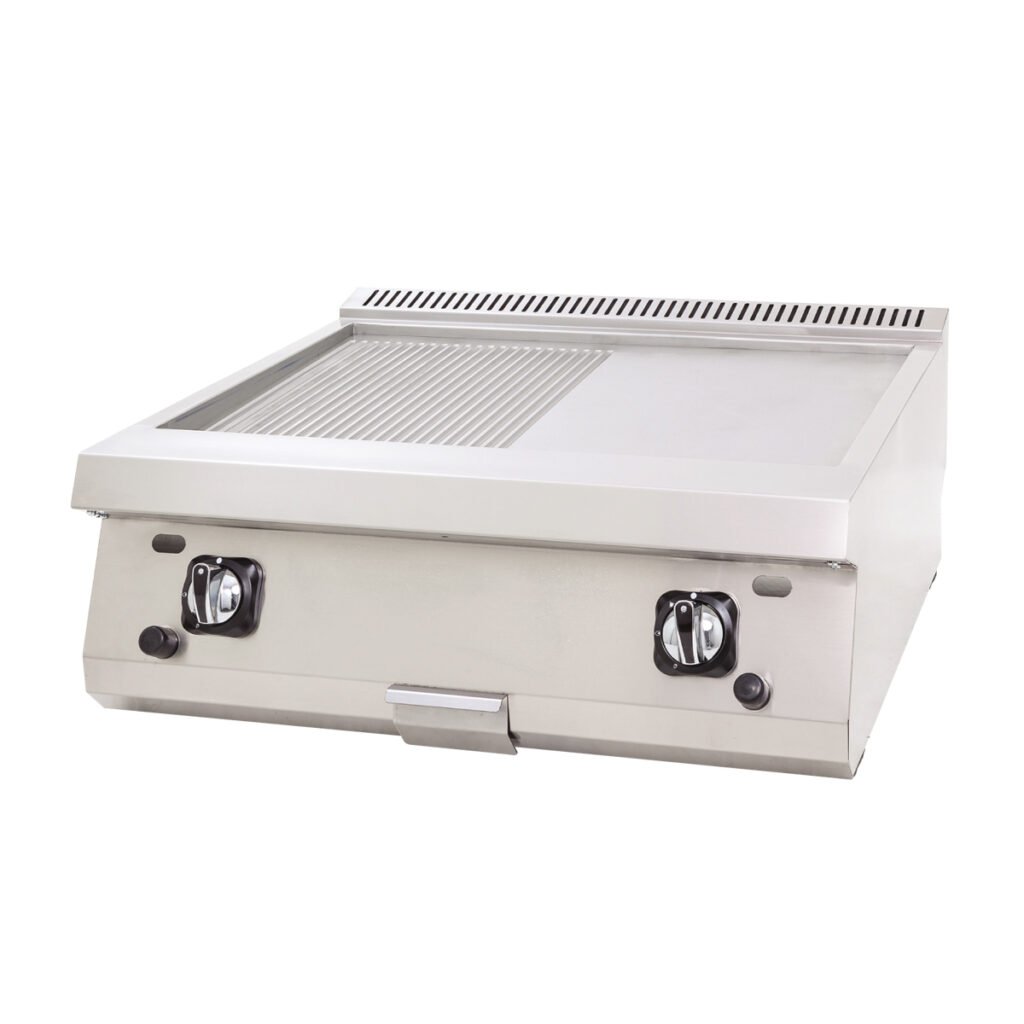 Gas Grill Flat+Grooved - 80x70 — DRN professional kitchen equipment