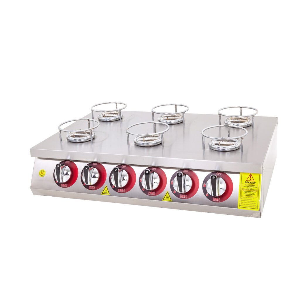 Kunefe Cooker - 6 Burners - Gas — DRN professional kitchen equipment