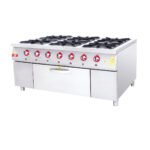 Range With Oven - 6 Burners - 120x90 - Gas — DRN professional kitchen equipment