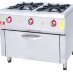Range and Oven - 2 Burners - 100x60 - Gas — DRN professional kitchen equipment