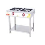 Range and Bottom-Shelf - 2 Burners - 80x45 - Gas — DRN professional kitchen equipment