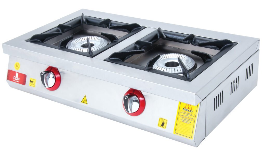 Cooktop - 2 Burners - 80x45 - Gas — DRN professional kitchen equipment