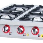 Cooktop - 4 Burners - 80x80 - Gas — DRN professional kitchen equipment