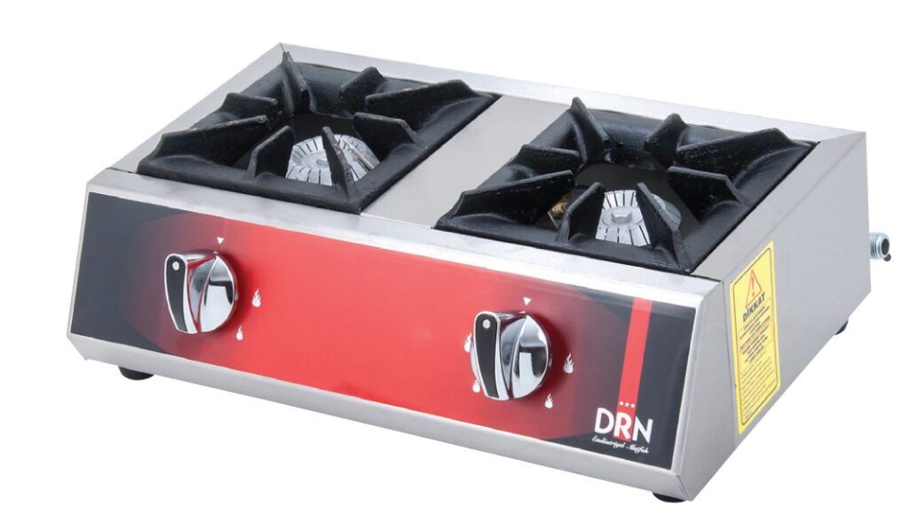 Mini Cooktop - 2 Burners - 50x25 - Gas — DRN professional kitchen equipment