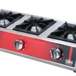 Mini Cooktop - 3 Burners - 75x25 - Gas — DRN professional kitchen equipment