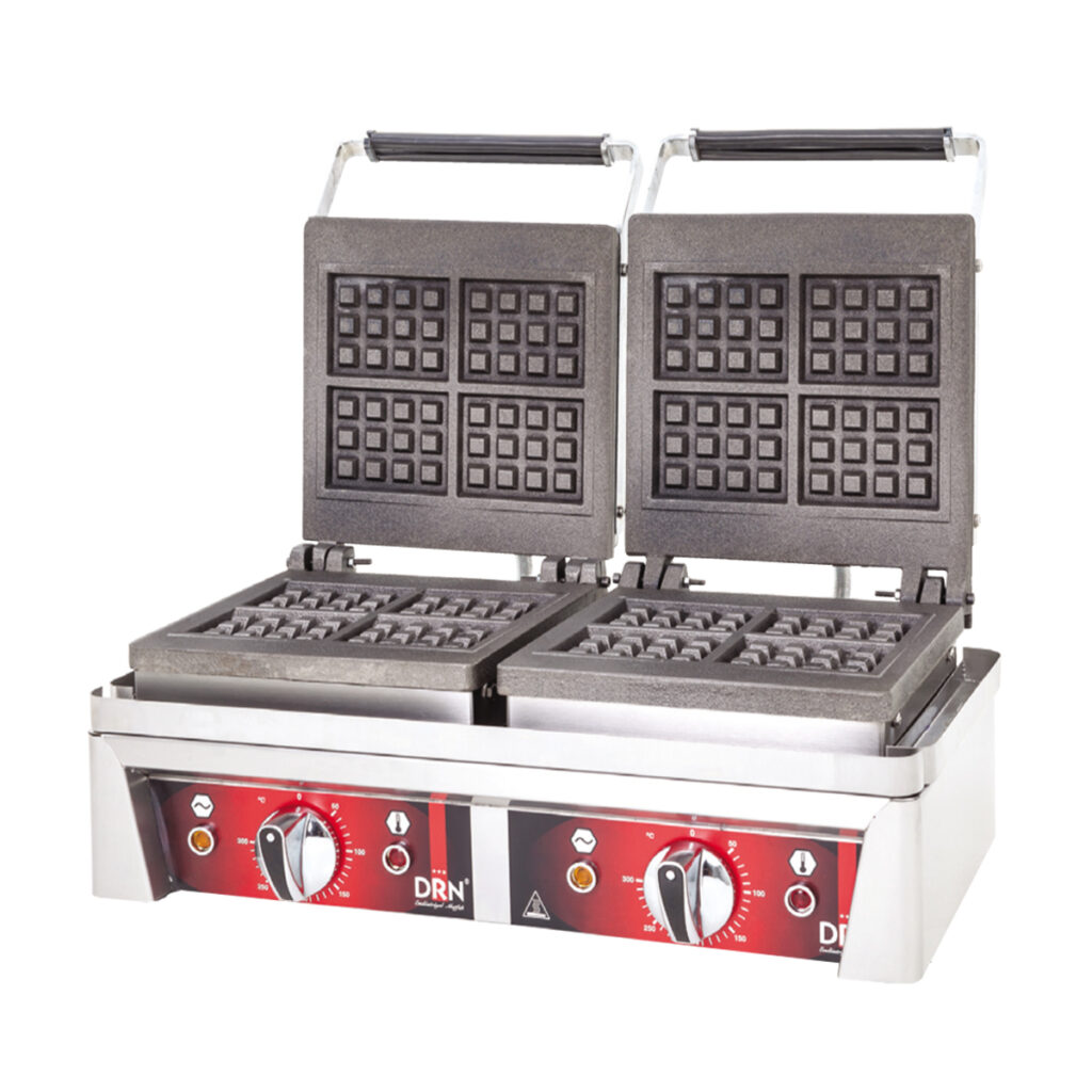 Waffle Maker - Double Square - Electric — DRN professional kitchen equipment