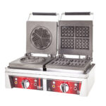 Waffle Maker Plus - Double Clover&Square - Electric — DRN professional kitchen equipment