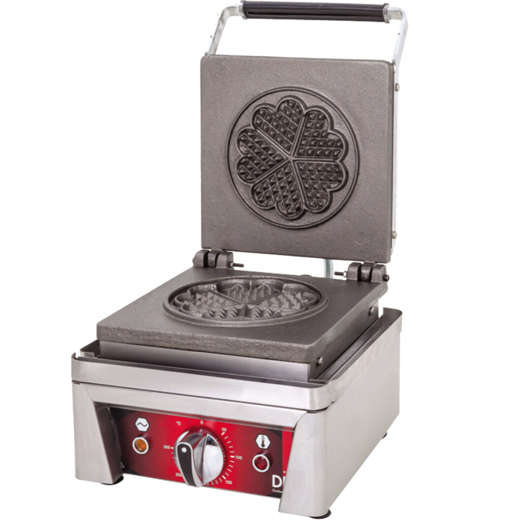 Waffle Maker Plus  - Single Clover - Electric — DRN professional kitchen equipment