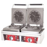 Waffle Maker Plus - Double Clover - Electric — DRN professional kitchen equipment